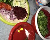 A picture of step 1 of Beetroot salad.