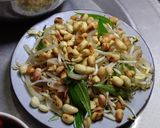 Hình bước làm 4 của món Cơm nhà gồm có: canh bí xanh, nộm da heo, thịt luộc chấm mắm tôm