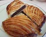 A picture of step 4 of Chocolate Hazelnut Almond Galette des Rois.