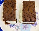 Frozen yoghurt chocolate cake bars recipe step 3 photo