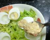 Foto del paso 2 de la receta: Huevos rellenos de atún y pimiento rojo
