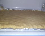 A picture of step 4 of Maamoul Mad with Cream in a Pan.