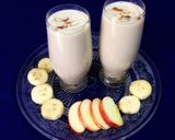 A picture of step 4 of Apple Banana Smoothie.