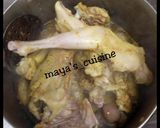 A picture of step 1 of Turkey pepper soup.