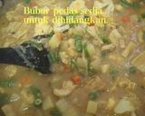 Gambar langkah 7 resipi Bubur Pedas Sarawak.