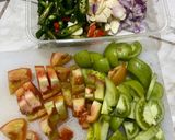 Foto langkah ke 2 dari resep Tongkol Tumis Cabe Hijau.