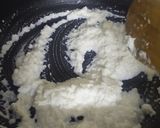 A picture of step 3 of Coconut jam peda.