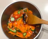A picture of step 2 of Vegetable Salad.
