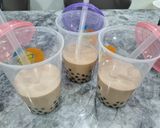 Hình bước làm 4 của món Sữa tươi/trà sữa trân châu đường đen