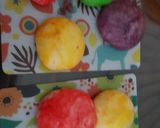 Foto langkah ke 3 dari resep Edible rainbow dough that turns out to be rainbow loaf of bread ^^.