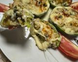 Foto del paso 4 de la receta: Zapallitos Rellenos Con Arroz y Queso / Receta Vegetariana