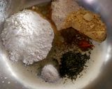 A picture of step 1 of Mathri.