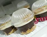 Foto langkah ke 5 dari resep DESSERT lava pudding MUDAH no oven no kukus.