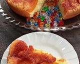 عکس مرحله 4 از دستور 🥮کیک آپساید داون هلو🍑کاراملی