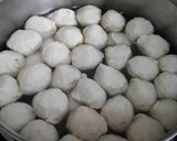 Foto langkah ke 3 dari resep Bakso ikan tengiri (hiwan), pasti kenyal.