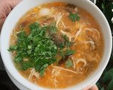 Hình bước làm 6 của món Soup gà nấm 🍄