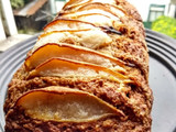 Budín vegano integral de peras