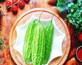 Hình bước làm 1 của món Canh khổ qua dồn thịt