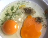 Tojás omlett ropogós cérnametélttel recept fázis 1 fotója