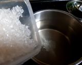 Hình bước làm 1 của món Vải ngâm đường phèn