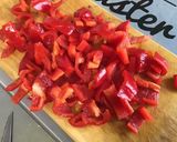 A picture of step 11 of Beef with Peanuts, Peppers, and Ginger.