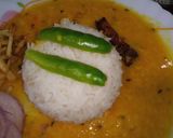 A picture of step 14 of Fusion style dal chawal North indian recipe.