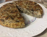 Foto del paso 6 de la receta: Tortilla de berenjena y champiñones