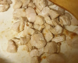 A picture of step 3 of Black and "white" spaghetti.