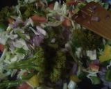 A picture of step 5 of Crispy corn broccoli salad.
