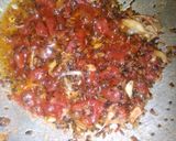 A picture of step 2 of Masala pav.