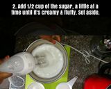 A picture of step 7 of Vanilla sponge cake.