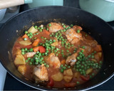 Foto del paso 8 de la receta: Pollo a la jardinera