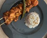 Foto langkah ke 4 dari resep Fırında Tavuk Şiş (Sate Ayam Ala Türki).