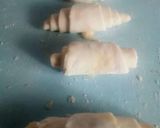 A picture of step 3 of Choco 'puff' rolls.