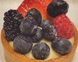 A picture of step 3 of Berry Custard Tarts.