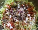 A picture of step 3 of Cabbage Fritters.