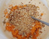 Foto del paso 12 de la receta: Tarta de zanahoria, melocotones y nueces caramelizadas (sin gluten)