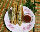 A picture of step 7 of Corn Paneer Cheese Sandwich.