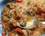Foto del paso 7 de la receta: Carne guisada con arroz y con cabellos de ángel