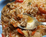 Foto del paso 7 de la receta: Carne guisada con arroz y con cabellos de ángel