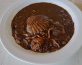 Foto del paso 4 de la receta: Frutos de mar en vino salsa de soja con porotos y guisantes