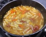 Une image de l'étape 17 de Soupe de navets, carottes, poireau et tomates aux épices tajine.