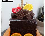 عکس مرحله 1 از دستور ❤️کیک شکلاتی(تولد گل پسرم)🥳💝💞