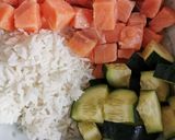 Foto del paso 2 de la receta: Tazón de salmón y arroz