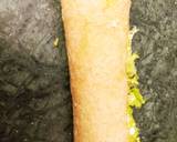 Bread lettuce roll with cream and pumpkin seeds Green chutney recipe step 9 photo