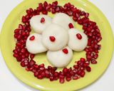 A picture of step 5 of Chena ka rasgulla.