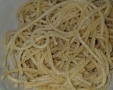 A picture of step 12 of Parmesan Garlic Rosemary noodles.