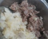 A picture of step 2 of Rajma aloo tikki.