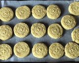 A picture of step 3 of Badam puri.