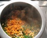 A picture of step 2 of Sindhi saai bhaji.